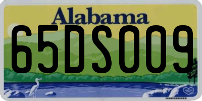 AL license plate 65DS009