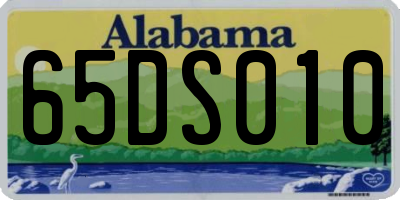 AL license plate 65DS010