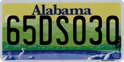 AL license plate 65DS030