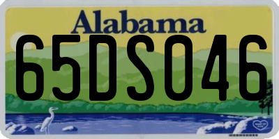 AL license plate 65DS046