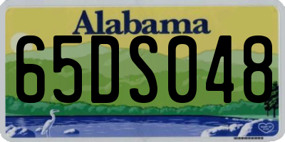 AL license plate 65DS048