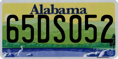 AL license plate 65DS052