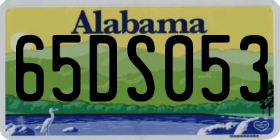 AL license plate 65DS053