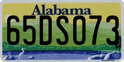 AL license plate 65DS073