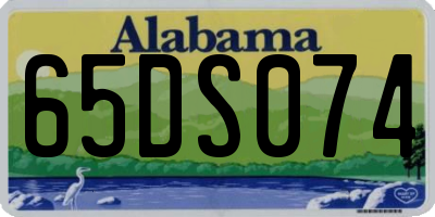 AL license plate 65DS074