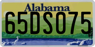 AL license plate 65DS075