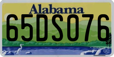 AL license plate 65DS076