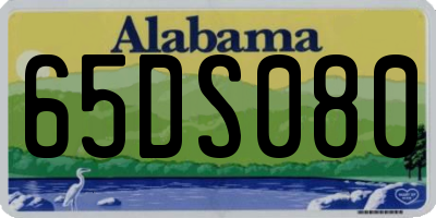 AL license plate 65DS080