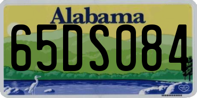 AL license plate 65DS084
