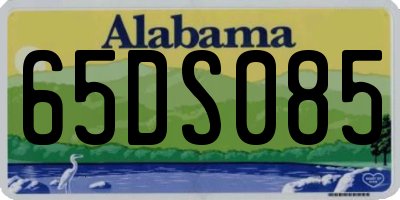 AL license plate 65DS085