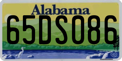 AL license plate 65DS086
