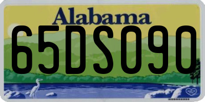 AL license plate 65DS090
