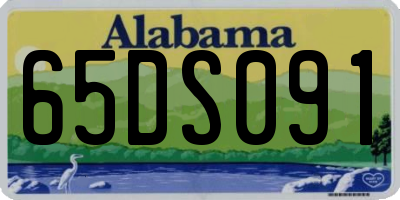 AL license plate 65DS091