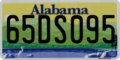 AL license plate 65DS095