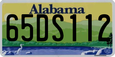 AL license plate 65DS112
