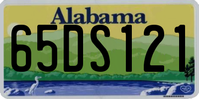 AL license plate 65DS121