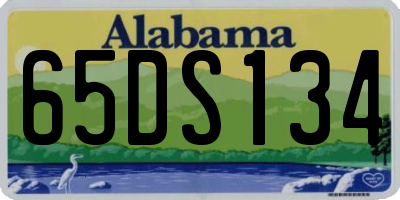 AL license plate 65DS134