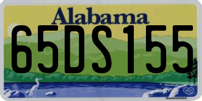 AL license plate 65DS155