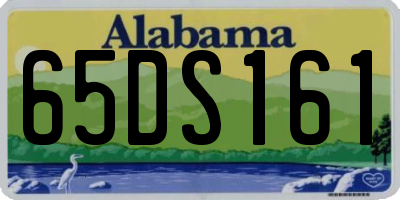 AL license plate 65DS161