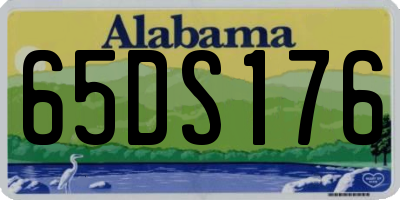 AL license plate 65DS176