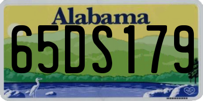 AL license plate 65DS179