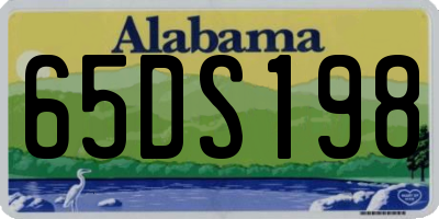 AL license plate 65DS198