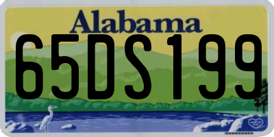 AL license plate 65DS199