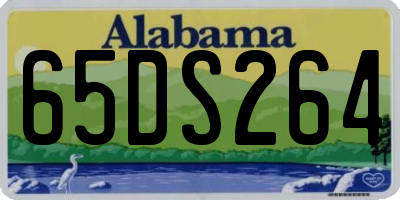 AL license plate 65DS264