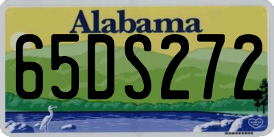 AL license plate 65DS272