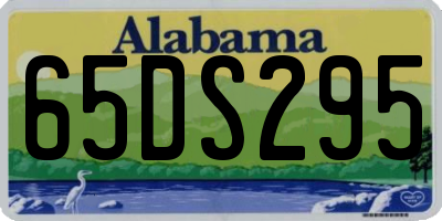AL license plate 65DS295