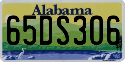 AL license plate 65DS306