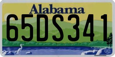 AL license plate 65DS341