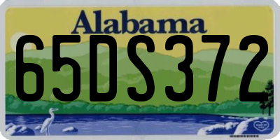 AL license plate 65DS372