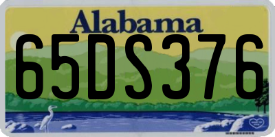 AL license plate 65DS376