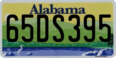 AL license plate 65DS395