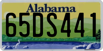 AL license plate 65DS441