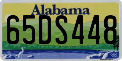 AL license plate 65DS448