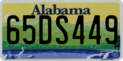 AL license plate 65DS449