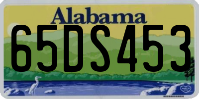 AL license plate 65DS453
