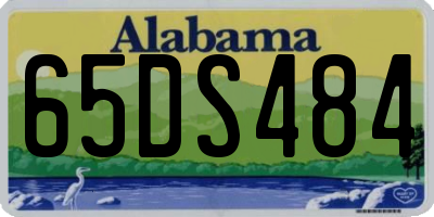 AL license plate 65DS484