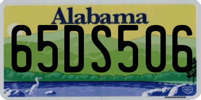 AL license plate 65DS506
