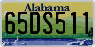 AL license plate 65DS511