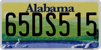 AL license plate 65DS515