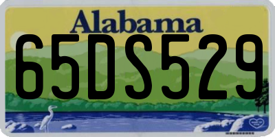 AL license plate 65DS529