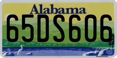 AL license plate 65DS606
