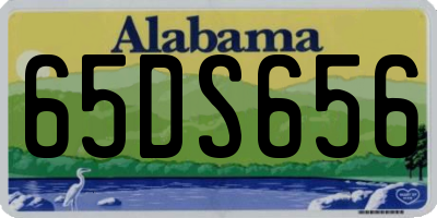AL license plate 65DS656