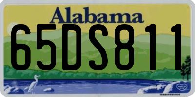AL license plate 65DS811