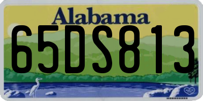 AL license plate 65DS813