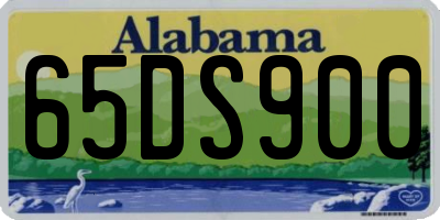 AL license plate 65DS900