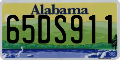 AL license plate 65DS911